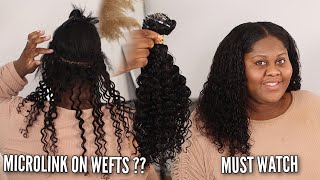  Goodbye Wigs  I Tips On Wefts ?? [ Install ] On Short Relaxed Hair Ft Curls Queen