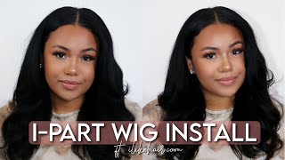 Watch Me Install New I-Part Wig! | Looks Like My Natural Hair!!? | Ilikehair.Com | Jazminekiah