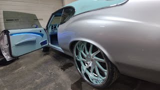 Stitched By Slick 72 Cutlass Lace Front Got New Wheels