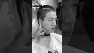 Jin Military Hair Cut Video And Photos  #Shorts #Bts #Jin