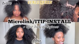 My First Time Installing Microlinks/Itip Extensions Deatiled! Ft. Curlsqueen