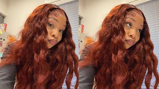 In Love With This Color | Auburn Wig Install | Ft. Klaiyi Hair