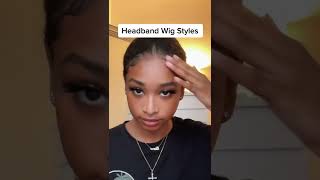 Only 10 Seconds!! Headband Hairstyle Challenge  | Lace Wig Haiestyle | Mslynn Hair