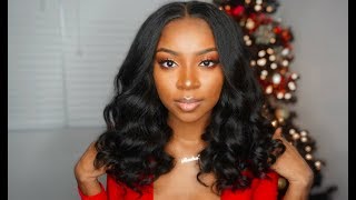 Bomb Holiday Wand Curls: Brazilian Kinky Curly Frontal Wig To Blowed Out Wand Curls | Eayonhair.Com