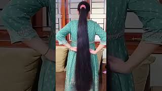 Very Beautiful Long Hair Indian Lady, Indian Rapunzel #Longhair