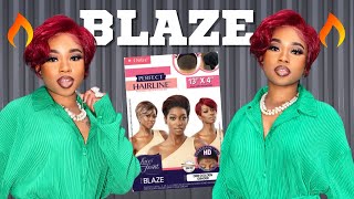 It'S Blazinnn!!  Outre Hd Lace Front Wig Perfect Hairline Fully Hand-Tied 13X4 Lace Wig Blaze