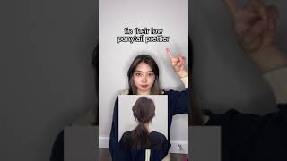 How Korean Celebrities And Influencers Tie Their Ponytail Prettier #Shorts