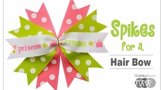 How To Make Spikes For A Hair Bow - The Ribbonretreat.Com