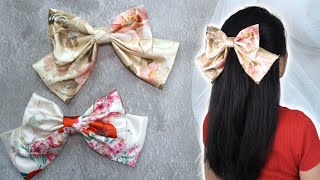 The Luxurious Jacquard  Perfect Big Hair Bow Making For Beginners With Explanation