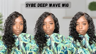 Sybe Lace Front Deep Wave Wig | Amazon Sybe Hair | Hd Frontal | Amazon Wig Review | Curly Wig