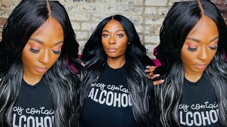 $35 For This Color! Mane Concept Red Carpet Synthetic Hair T Part Lace Front Wig - Rctp212 Lovelyn