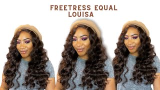 Freetress Equal Level Up Synthetic Hd Lace Front Wig - Louisa --/Wigtypes.Com