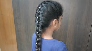 How To Do French Braid Hairstyle Tutorial 2022/Simple & Easy Hairstyle/Hairstyle For Beginner