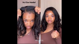 Glueless Lace Wig Install | Low Maintenance! No Extra Work Needed! | Rpgshow Lifestyle