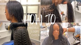 How To Install Micro-Loop I-Tip Extensions On Short Hair : Watch And Get It Right!