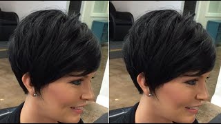 Long Pixie Haircut & Hairstyle For Women | Pixie Variation | Short Layered Cutting Techniques