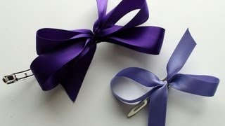 Diy: How To Make A Very Easy Hair Bow Clip