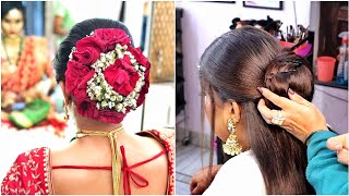 Simple Real Bridal Juda Hairstyle Only 10 Minutes Step By Step For Beginners | Bridal Bun Hairstyle