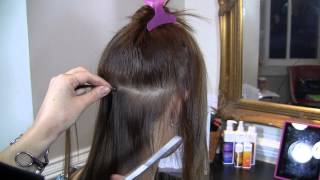 Hair Extensions Tutorial I Tip Method Part 1