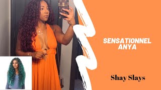 Affordable Lace Front Wigs | Sensationnel Empress Lace Wig | Anya Burgundy/Wine