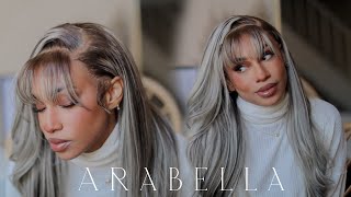 How To Do Bangs With A Side Part Ft. Arabella Hair Review
