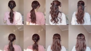 Quick & Easy Hairstyle Tutorials+Scarf Ideas Korean Style For Girls
