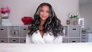 Yes Finally Got My Hands On Platinum Highlights Lace Front Wig |Easy Install+Style Ft. Arabella Hair