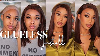 No Gluehow To Wear A Lace Front Wig Completely Glueless!- Ft Myfirstwig