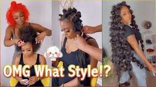 Diy: Tutorial Extend Bubble Ponytails | Easy & Cute Style On Natural Hair | Ulahair