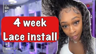Installing Old Curly Wig With Pressed By Brandi Lace Glue