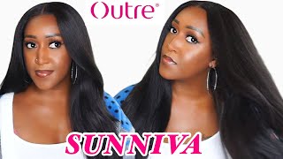 Texture Texture! - Outre 360 Human Hair Blend Hd Lace Frontal Wig - Sunniva