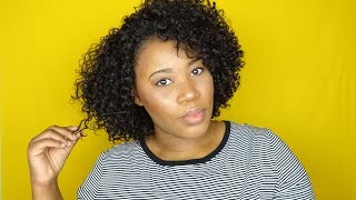 How To: Style A Half Wig, No Leave Out | Outre Quickweave Up Do U "Penny"
