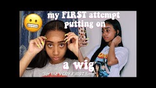 Real Beginner Friendly! Put On Wig For The Very First Time  Gone Right !!   Hairvivi