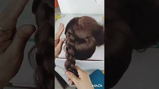 2  Min Party Hairstyles For Short Hair #Hairtutorial #Hairstyle #Shorts#Youtubeshort