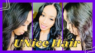 Unice Hair Body Wave Middle Part Wig Review