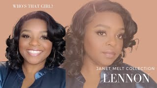 Janet Synthetic Hair Melt Collection Lennon | Afforable Synthetic Wig #Wigreview #Syntheticwigs #Wig