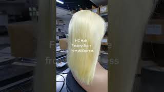 613Blonde Bob Lace Closure Wig#Hchair #Shorts #Wigsale #Bobwig #Wigslayer #Trending #Laceclosurewig