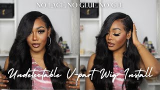 No Lace, No Glue! Undetectable V-Part Wig Ft Unice Hair