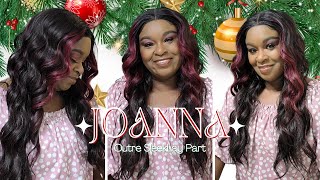 Joanna//Perfect Everyday Before & After Christmas Wig/Outre Sleeklay Part Synthetic Lace Front Wig