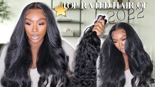 Top Rated Hair Of 2022| Raw Burmese Wavy Bundles For The Win!!!| Install+Review|Rauh Hair