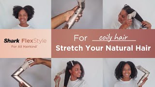 Hair Styler | Stretch Your Natural Hair (Shark Flexstyle(Tm) Wide Tooth Comb)