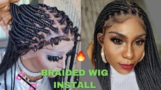Install: Best Most Affordable Braided Wig Ft. Braids Wig Queen