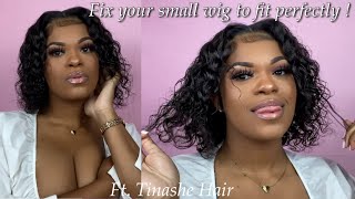 How To Fix A Small Wig To Fit Your Head Perfectly !! (Full Install)Ft. Tinashe Hair | Skottychelsea