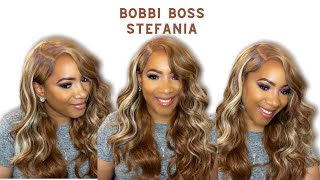 Bobbi Boss Synthetic Hair Hd Lace Front Wig - Mlf646 Stefania --/Wigtypes.Com