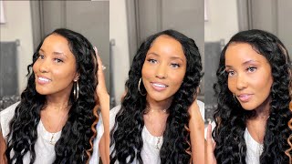 How To Blowout Natural Hair W/Microlink Extensions And Create Wand Curls