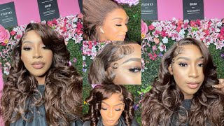 Its Giving Bodyyy| Chocolate Brown Hd Wig Install| Cynosure Hair