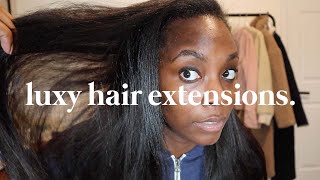 Luxy Clip In Hair Extension Review - Can This Work With 4C Hair?