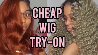 Trying On Cheap Frontal Wigs!  | Under $40 | Ft. Sam'S Beauty