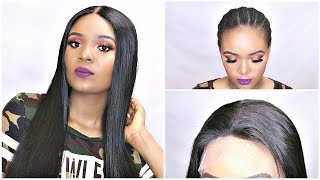 How To Make Your Lace Front Wigs Look Natural Ft ( Myfirstwig ) | Omabelletv
