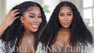 Only $180!!! | Super Flawless Kinky Curly Wig Install Melt | Easy Steps! | Nadula Hair